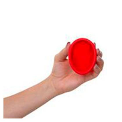 Imagem de Violeta Cup Disco Menstrual Kit  Caneca + Disco Menstrual Vermelho