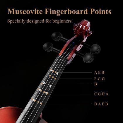 Imagem de Violin Eastar 3/4 para iniciantes com kit e guia impresso