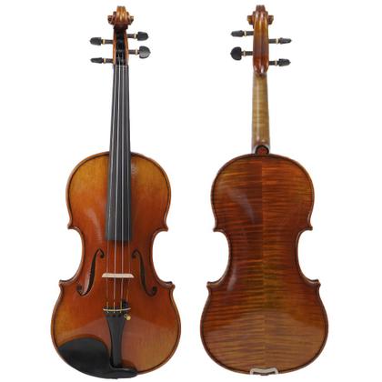 Imagem de Violino Oficina 4/4 Guarneri Fundo Bipartido Nocetta Ébano -