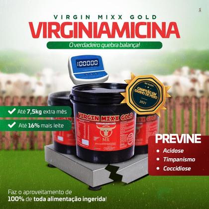 Imagem de Virgin Mixx Gold Virginiamicina - Alta Concentração - 20 Kg
