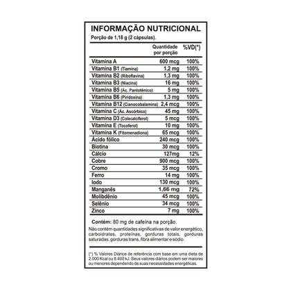 Imagem de Viricaps Polivitamínico Energético 60 Capsulas Maxinutri