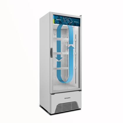 Imagem de Visa Cooler Refrigerador Expositor de Bebidas Vertical 2 a 8ºc 370/403l Vb40al 127v Branco - Metalfrio