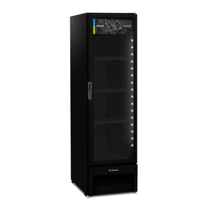 Imagem de Visa Cooler Refrigerador Multiuso Expositor Vertical 296l Vb28rh All Black 220v - Metalfrio 220v