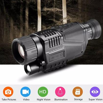 Imagem de Visão noturna Monocular Infravermelho Night Vision Scope Monocular digital capa vigilância externa NV300