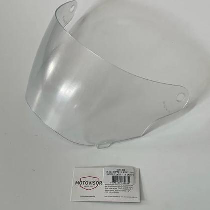 Imagem de Viseira 3 sport 1.5mm cristal v1/v2 antigo e novo motovisor