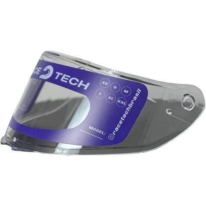 Imagem de Viseira Capacete Race Tech Hit Cristal