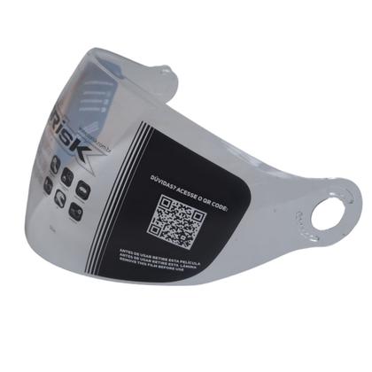 Imagem de Viseira Capacete Visor Norisk Orion Clear U Cristal Transparente
