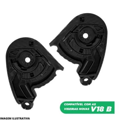 Imagem de Viseira Cristal Capacete Asx Axxis V18b Clear Draken Eagle