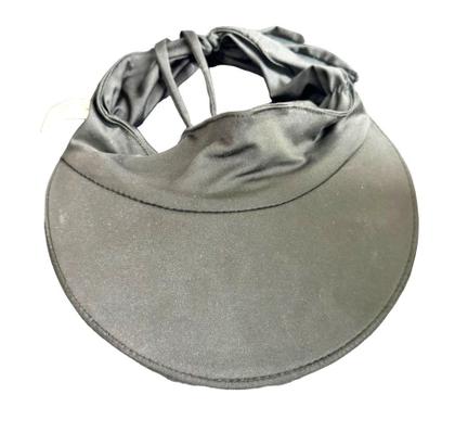 Imagem de Viseira Feminina Preta Com Elástico Ajustável de poliester