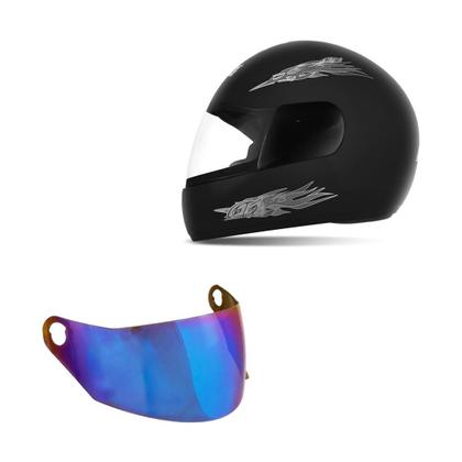 Imagem de Viseira Iridium Capacete Pro Tork R8 New Liberty 4 Espelhada