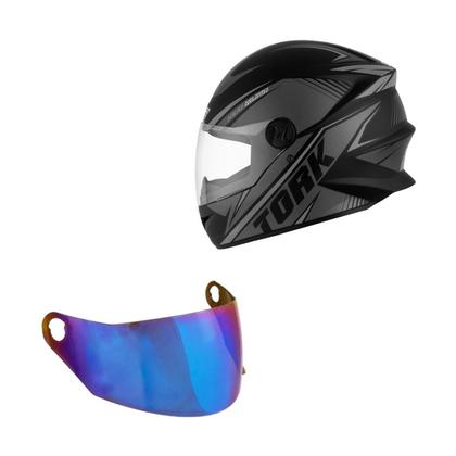 Imagem de Viseira Iridium Capacete Pro Tork R8 New Liberty 4 Espelhada