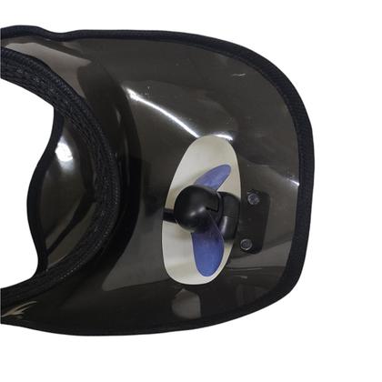 Imagem de Viseira Ventilador Chapeu Helice Praia Piscina Verao Caminhada Academia Corrida Sol Calor