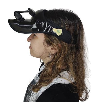 Imagem de Viseira Ventilador Chapeu Helice Praia Piscina Verao Caminhada Academia Corrida Sol Calor