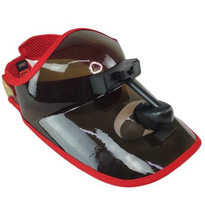 Imagem de Viseira Ventilador Esporte Lazer Chapeu Corrida Academia Caminhada Sol Praia Piscina Mar