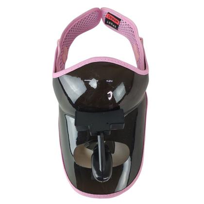 Imagem de Viseira Ventilador Piscina Sol Praia Lazer Chapeu Helice Verao Calor Academia Corrida Caminhada