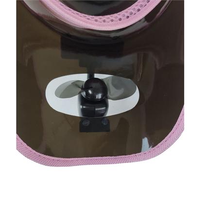 Imagem de Viseira Ventilador Piscina Sol Praia Lazer Chapeu Helice Verao Calor Academia Corrida Caminhada