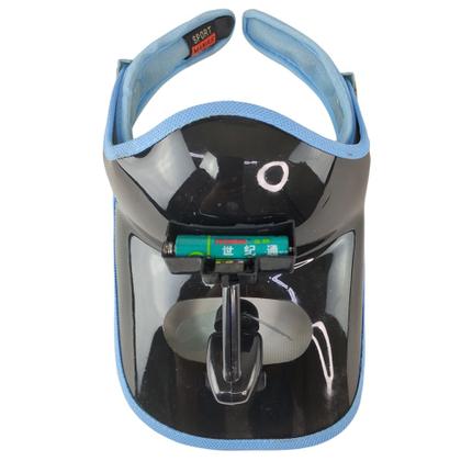 Imagem de Viseira Ventilador Sol Academia Lazer Caminhada Corrida Mar Praia Piscina Chapeu Verao