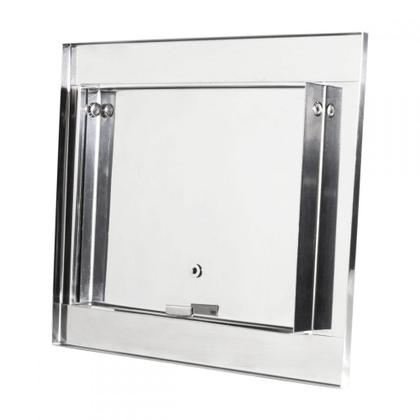 Imagem de Visor de luz energia em inox escovado Design moderno clean