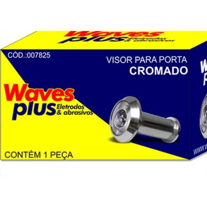 Imagem de Visor P/Porta Cromado Waves