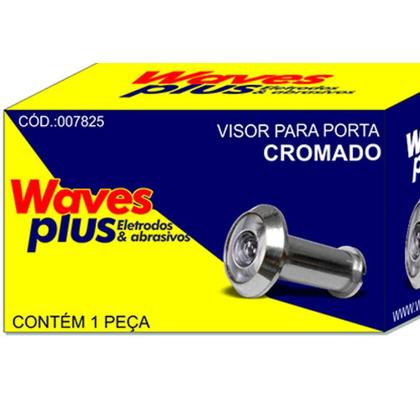 Imagem de Visor P/Porta Cromado Waves