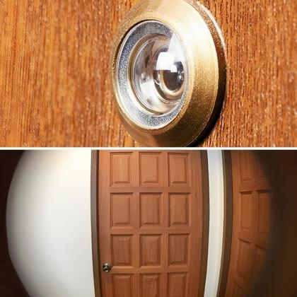 Imagem de Visor Para Porta Olho Mágico Dourado De 32 Á 52 Mm Starfer