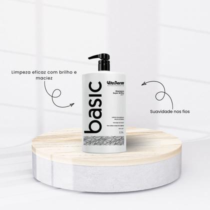 Imagem de Vita Derm Basic Super Brilho Kit Shampoo e Condicionador 2,5L