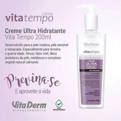 Imagem de Vita Derm Vitatempo Ultra Creme Hidratante Corporal 200g