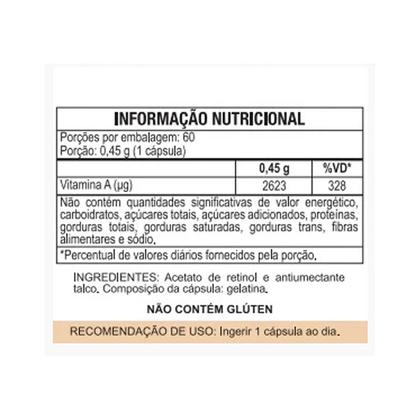 Vitamina A 60cps (1 ao dia) Duom Imagem de Vitamina A 60cps (1 ao dia) Duom