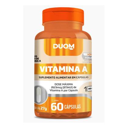 Vitamina A 60cps (1 ao dia) Duom Imagem de Vitamina A 60cps (1 ao dia) Duom