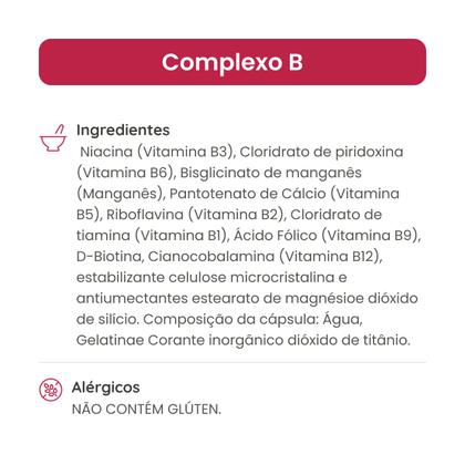 Imagem de Vitamina B com Manganês - Complexo B Vhita ( 4 potes)