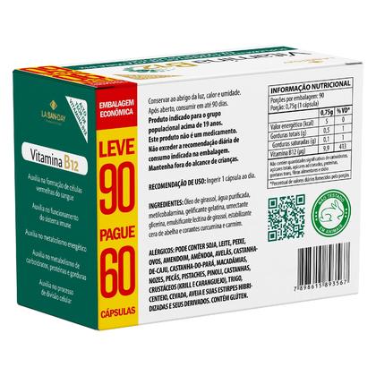 Imagem de Vitamina B12 (90 Cápsulas)