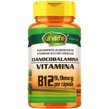 Imagem de Vitamina B12 Cobalamina Vegana 60 cápsulas de 450mg Kit com 3