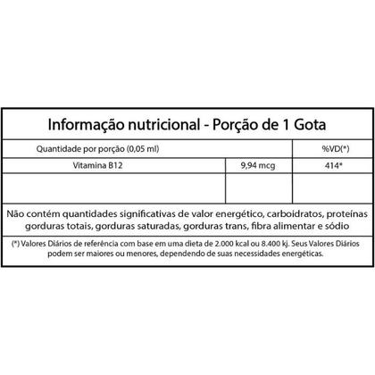 Imagem de Vitamina B12 Metilcobalamina Gotas 30ml de Morango