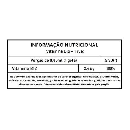 Imagem de Vitamina B12 sabor Morango - True 30 ml