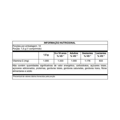Imagem de Vitamina C 1g Liberação Prolongada 10 Comp Equaliv