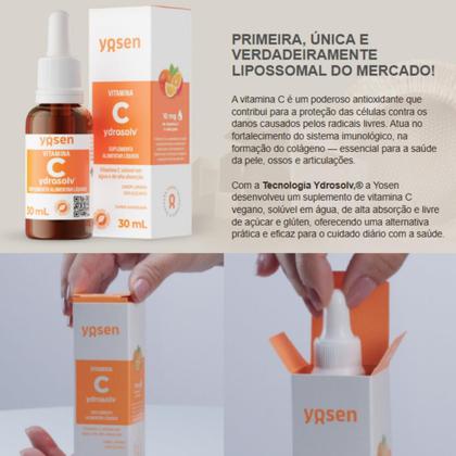 Imagem de Vitamina C Lipossomal Ydrosolv Yosen Laranja 30ml