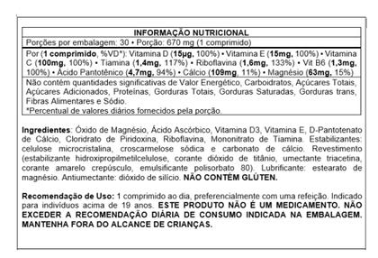 Imagem de Vitamina Centrum Essencial 30 comprimidos Enegia e Imunidade