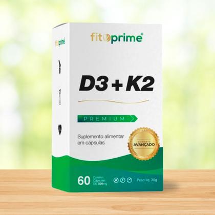 Imagem de Vitamina D3 com K2 60 Cápsulas Fitoprime