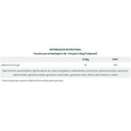 Imagem de Vitamina E Macrophytus 60 Cápsulas