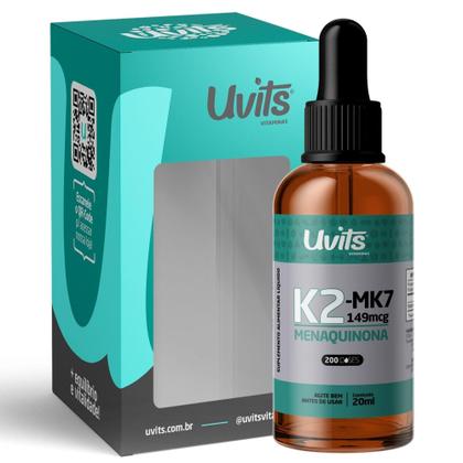 Imagem de Vitamina K2 Mk-7 149mcg 20ml ( 200 Doses ) - Uvits