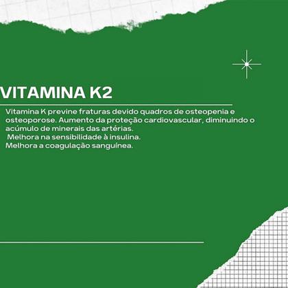 Imagem de Vitamina K2, Mk-7, Menaquinona-7 30 Cápsulas Katigua