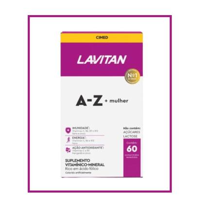 Imagem de Vitamina Lavitan A-Z Mulher 60 Comprimidos - CIMED