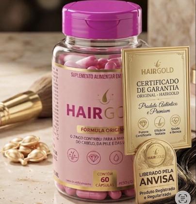 Imagem de Vitamina Para Cabelo pele e unha Hair Gold+copo selênio +cromo+zinco+calcio complexo B vitamina E