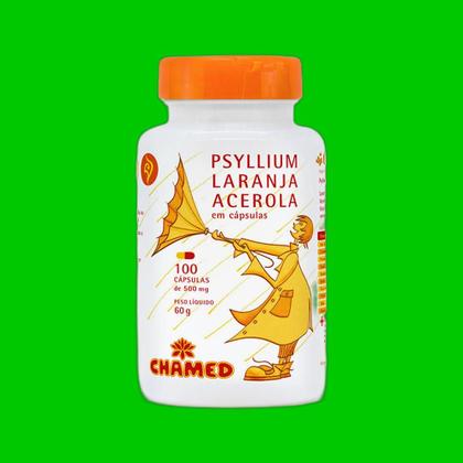 Imagem de Vitamina Psyllium-Laranja-Acerola 100 Cps - CHAMEL