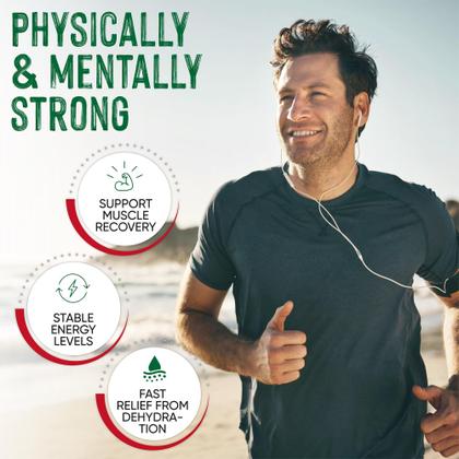 Imagem de Vitaminas em pó, eletrólitos em pó e hibisco, 110 g, 20 porções