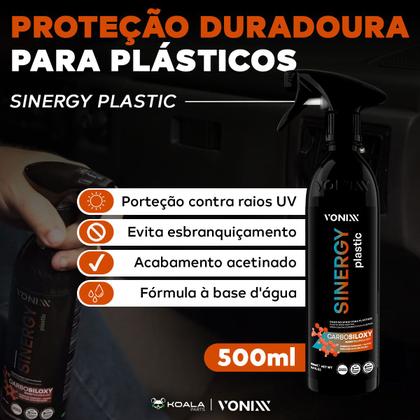 Imagem de Vitrificador Plásticos Sinergy Plastic Spray 500ml Vonixx