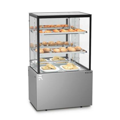 Imagem de Vitrine Confeitaria Seca Vanguard Top 75 cm Inox CVTS750 220V - Refrimate