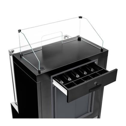 Imagem de Vitrine Neutra Caixa Aurora MPXA075R Preto Bivolt Gelopar