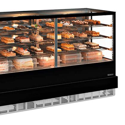 Imagem de Vitrine Refrigerada Dupla função Gourmet GGER-200 PR com vidros duplos Low-E e Led Perimetral - Gelopar