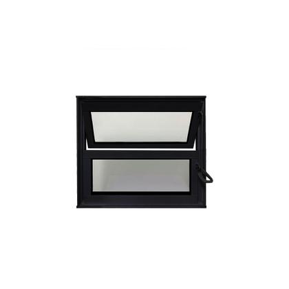 Imagem de Vitro Basculante de Alumínio Preto 40x40 Linha 25 Jade